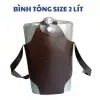 Bình Tông Inox Đựng Rượu Nước Siêu Bền 0.25L-5L Du Lịch Dã Ngoại Tặng Túi Da 14