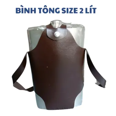 Bình Tông Inox Đựng Rượu Nước Siêu Bền 0.25L-5L Du Lịch Dã Ngoại Tặng Túi Da 14