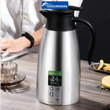 Bình Ủ Trà Inox 304 2L Giá Rẻ - Phích Giữ Nhiệt 2.000ml Chất Lượng Cao 229k