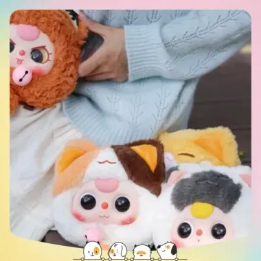 Blind Box Gấu Bông Baby Three Luckycat - Quà Tặng May Mắn Giá Rẻ 130k 2