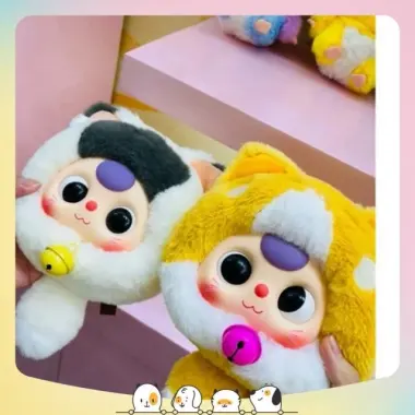 Blind Box Gấu Bông Baby Three Luckycat - Quà Tặng May Mắn Giá Rẻ 130k 3