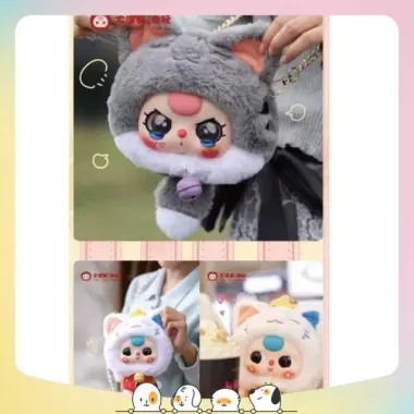 Blind Box Gấu Bông Baby Three Luckycat - Quà Tặng May Mắn Giá Rẻ 130k 6