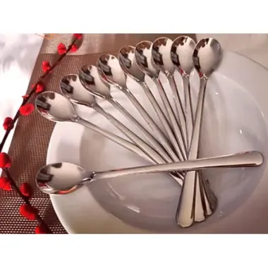 Bộ 10 Muỗng Cà Phê Inox Dài 18.5cm Giá Rẻ Chỉ 28000đ - Loại Xịn Chất Lượng Cao 3