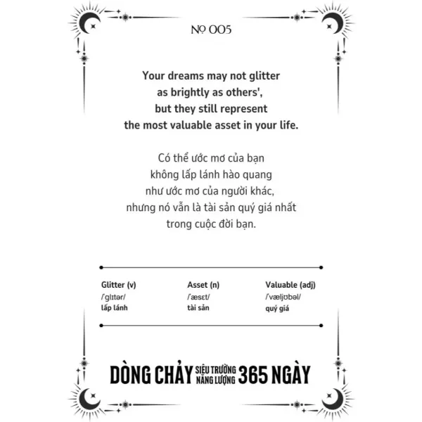 Hình ảnh sản phẩm Bộ 2 Sách Song Ngữ Anh-Việt 365 Ngày Dòng Chảy Siêu Trường Năng Lượng-365 Days Of Supper Energy Flow- Tặng Kèm Audio