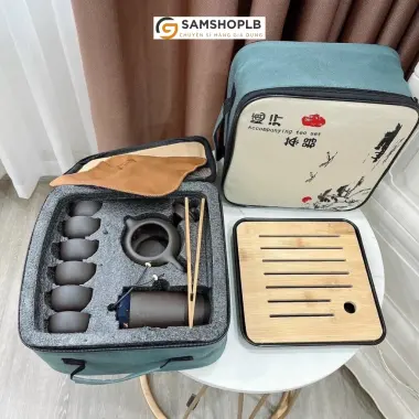 Bộ Ấm Chén Pha Trà Tử Sa Du Lịch Tiện Ích - Giảm 33% Chỉ 139k 2 Bộ Ấm Chén Pha Trà Tử Sa Du Lịch Tiện Ích - Giảm 33% Chỉ 139k 2