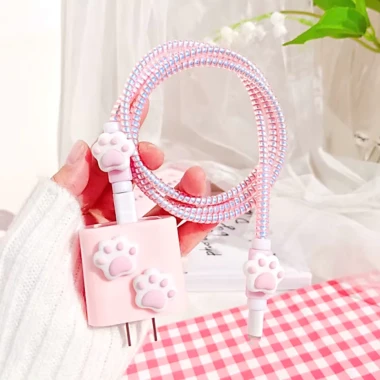 Bộ Bọc Củ Sạc Bảo Vệ Chống Đứt Gãy Dây Sạc Cho Điện Thoại Phụ Kiện Tai Nghe Bluetooth Cáp Sạc Pin Dự Phòng ốp lưng 4 Bộ Bọc Củ Sạc Bảo Vệ Chống Đứt Gãy Dây Sạc Cho Điện Thoại Phụ Kiện Tai Nghe Bluetooth Cáp Sạc Pin Dự Phòng ốp lưng 4