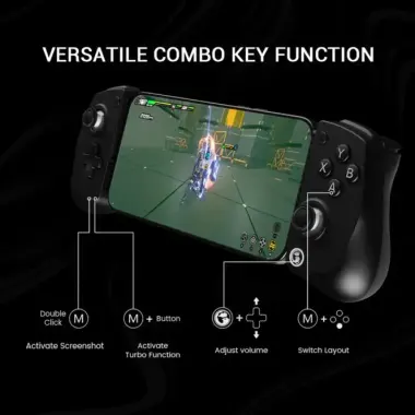 Bộ điều khiển game Zenless Zone Zero - Gamesir X5 Lite giá rẻ chỉ 451k cho tablet và điện thoại 6 Bộ điều khiển game Zenless Zone Zero - Gamesir X5 Lite giá rẻ chỉ 451k cho tablet và điện thoại 6