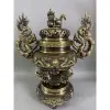 Bộ Đỉnh Thờ Lư Thờ Bằng Đồng Nguyên Chất Hun Màu Giả Cổ Cao Cấp F34 Tam Sự Ngũ Sự - Đại Bái 555 11