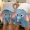 Bộ Đồ Ngủ Cặp Đôi Voi Vui Quần Short Hồng - Giá Shock 78973 VND - Dễ Thương Piggy Dumbo 4