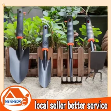 Bộ Dụng Cụ Làm Vườn Thép Chống Trơn 4 Món Giá Rẻ Chỉ 35.000đ 1
