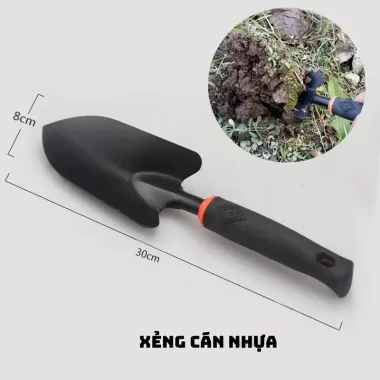 Bộ Dụng Cụ Làm Vườn Thép Chống Trơn 4 Món Giá Rẻ Chỉ 35.000đ 3