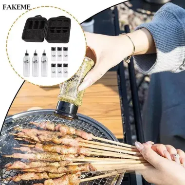 Bộ Lọ Đựng Gia Vị Picnic Bằng PET, EVA Cắm Trại Giảm Giá 360.800đ 4