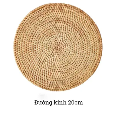 Bộ Lót Cốc Mây STAY ECO - Lót Chén Uống Trà Decor, Giá Rẻ 40k! 18