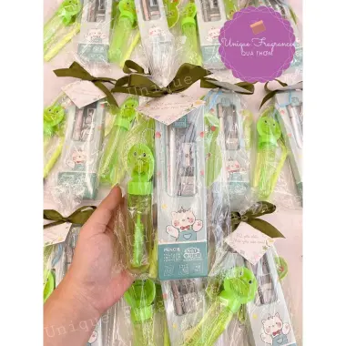 Bộ Quà Tặng Học Sinh Bộ Bút Quạt Thổi Bong Bóng Trung Thu Độc Đáo Giá 28000đ 9