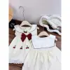 Bộ Quần Áo Bé Gái Áo Quần Bí In Hình Nấm Sóc Chất Đũi Lụa Mềm Mát Giá Rẻ 179k 8