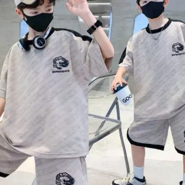 Bộ quần áo hè cho bé trai 4-14 tuổi , set cộc tay bé trai 14-45kg mẫu EXP phong cách năng động thời trang thấm hút . 2 Bộ quần áo hè cho bé trai 4-14 tuổi , set cộc tay bé trai 14-45kg mẫu EXP phong cách năng động thời trang thấm hút . 2