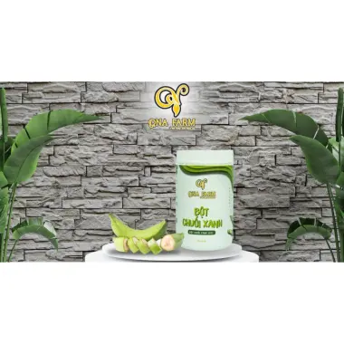 Bột Chuối Xanh QNA Farm 100% Chuối Rừng Nguyên Chất Giàu Chất Xơ 500g Giá Tốt 5