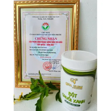 Bột Chuối Xanh QNA Farm 100% Chuối Rừng Nguyên Chất Giàu Chất Xơ 500g Giá Tốt 6