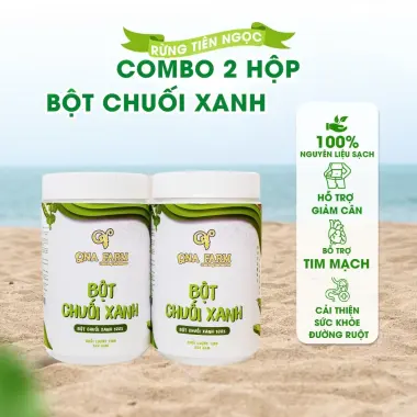 Bột Chuối Xanh QNA Farm 100% Chuối Rừng Nguyên Chất Giàu Chất Xơ 500g Giá Tốt 12