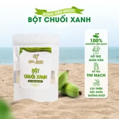 Bột Chuối Xanh QNA Farm 100% Chuối Rừng Nguyên Chất Giàu Chất Xơ 500g Giá Tốt 14
