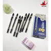 Bút Bi Bấm Mực Dầu Baoke Mực Xanh Đen 1.0mm B59 Giá Rẻ 50k hộp 12 chiếc 14