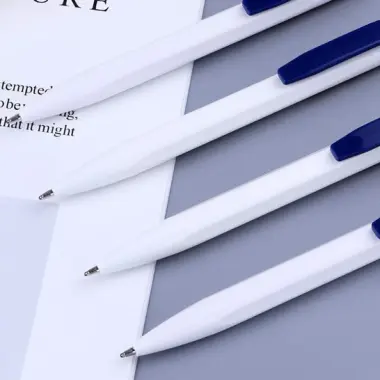 Bút Bi Bấm Mực Dầu Baoke Mực Xanh Đen 1.0mm B59 Giá Rẻ 50k hộp 12 chiếc 19