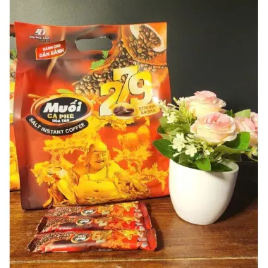 Cà Phê Muối Hòa Tan 279 Giá Rẻ - 45 Gói Chỉ 1000đ, Mua 1 Hộp 16 Gói Tiện Lợi 11