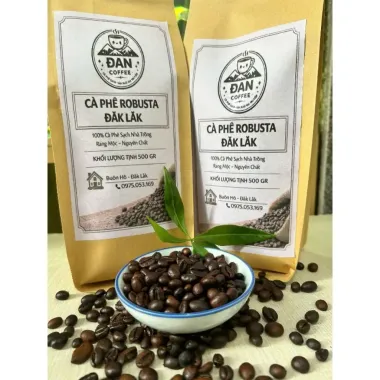Cà Phê Robusta Đăk Lăk Nguyên Chất Rang Mộc - Đan Coffee - Giá Tốt 215k/Túi 200gr-1.000gr 5 Cà Phê Robusta Đăk Lăk Nguyên Chất Rang Mộc - Đan Coffee - Giá Tốt 215k/Túi 200gr-1.000gr 5
