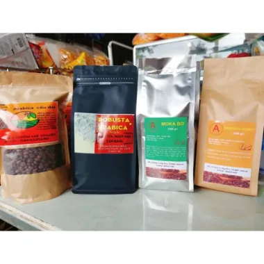 Cà Phê Robusta Nguyên Chất Ban Mê Thuột 500g - Giá Rẻ 111.999đ 5 Cà Phê Robusta Nguyên Chất Ban Mê Thuột 500g - Giá Rẻ 111.999đ 5