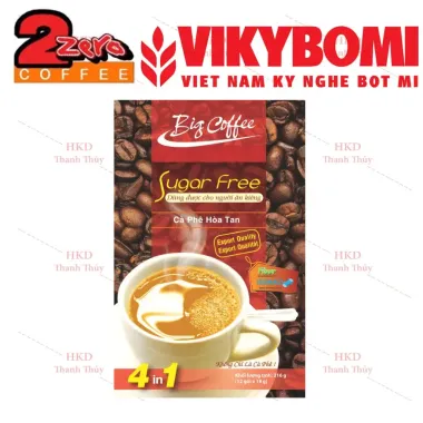 Cà phê sữa hòa tan đường ăn kiêng cho tiểu đường giảm cân Big Coffee 4in1 20 gói giá rẻ 1 Cà phê sữa hòa tan đường ăn kiêng cho tiểu đường giảm cân Big Coffee 4in1 20 gói giá rẻ 1