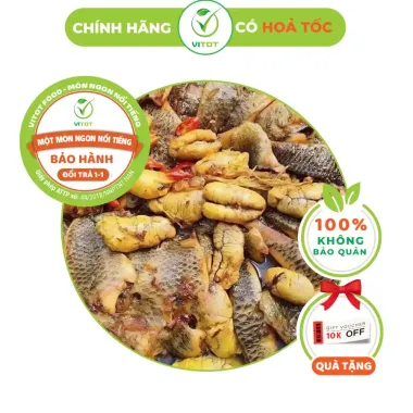 Cá Rô Đồng VITOT Đặc Sản - Giảm 41K - Set Tiết Kiệm Kèm Nước Dùng 190K