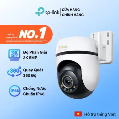 Camera Giám Sát Ngoài Trời TP-Link Tapo C530WS 3K 5MP Quay 360 Nhận Diện AI Thông Minh Giá Tốt 1.099.000đ 2 Camera Giám Sát Ngoài Trời TP-Link Tapo C530WS 3K 5MP Quay 360 Nhận Diện AI Thông Minh Giá Tốt 1.099.000đ 2