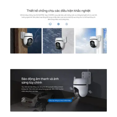 Camera Giám Sát Ngoài Trời TP-Link Tapo C530WS 3K 5MP Quay 360 Nhận Diện AI Thông Minh Giá Tốt 1.099.000đ 6 Camera Giám Sát Ngoài Trời TP-Link Tapo C530WS 3K 5MP Quay 360 Nhận Diện AI Thông Minh Giá Tốt 1.099.000đ 6