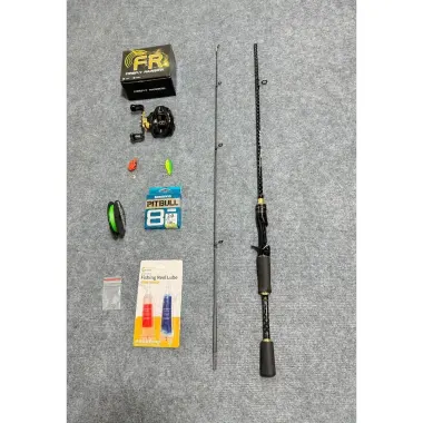 Cần Câu Lure Ceres FR200 Máy Ngang - Combo Tặng Dầu & Phụ Tùng Câu Cá Sắt Chất Lượng 2