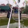 Cần câu UL Hoàng Đế Emperor predator Màu Tím trắng cao cấp dành cho máy đứng và ngang Bắt Cá Câu Cá 9
