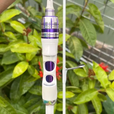Cần câu UL Hoàng Đế Emperor predator Màu Tím trắng cao cấp dành cho máy đứng và ngang Bắt Cá Câu Cá 11