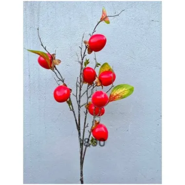 Cành Hồng Giả 7 Quả Dài 92cm Giá Rẻ Chỉ 18.000đ - Cành Quả Mốc Trang Trí