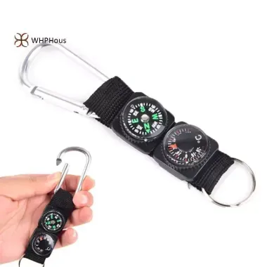 Carabiner Đa Năng Camping Trekking Tích Hợp Nhiệt Kế Móc Chìa Giá - Giảm 8.334đ 3
