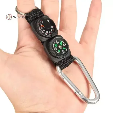 Carabiner Đa Năng Camping Trekking Tích Hợp Nhiệt Kế Móc Chìa Giá - Giảm 8.334đ 4
