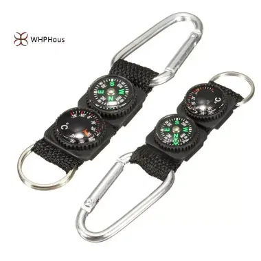 Carabiner Đa Năng Camping Trekking Tích Hợp Nhiệt Kế Móc Chìa Giá - Giảm 8.334đ 5