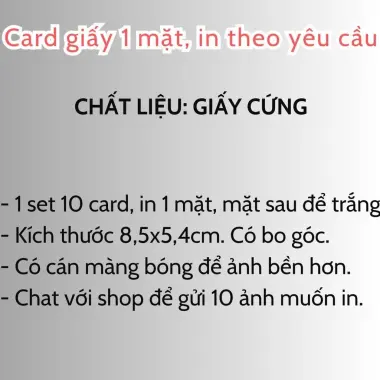 Card bo góc anh trai in yêu cầu HIEUTHUHAI, Quang Hùng, Rhyder - Giảm 19200 còn 15000 VND 8