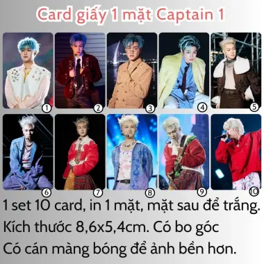 Card bo góc anh trai in yêu cầu HIEUTHUHAI, Quang Hùng, Rhyder - Giảm 19200 còn 15000 VND 26