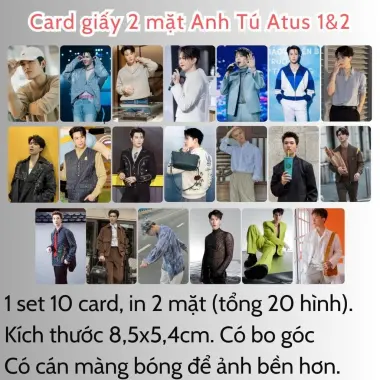 Card bo góc anh trai in yêu cầu HIEUTHUHAI, Quang Hùng, Rhyder - Giảm 19200 còn 15000 VND 37
