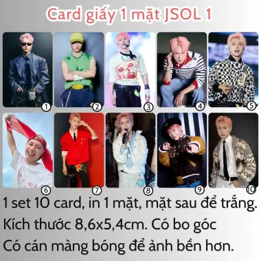 Card bo góc anh trai in yêu cầu HIEUTHUHAI, Quang Hùng, Rhyder - Giảm 19200 còn 15000 VND 41