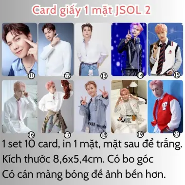 Card bo góc anh trai in yêu cầu HIEUTHUHAI, Quang Hùng, Rhyder - Giảm 19200 còn 15000 VND 42