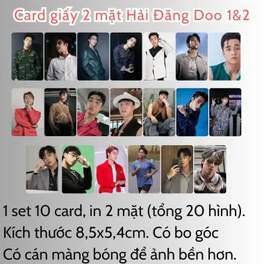 Card bo góc anh trai in yêu cầu HIEUTHUHAI, Quang Hùng, Rhyder - Giảm 19200 còn 15000 VND 46