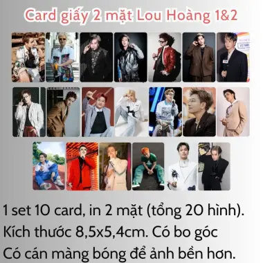 Card bo góc anh trai in yêu cầu HIEUTHUHAI, Quang Hùng, Rhyder - Giảm 19200 còn 15000 VND 52