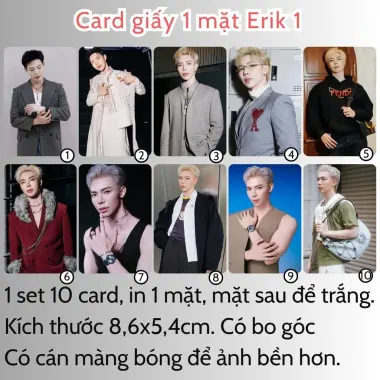 Card bo góc anh trai in yêu cầu HIEUTHUHAI, Quang Hùng, Rhyder - Giảm 19200 còn 15000 VND 53
