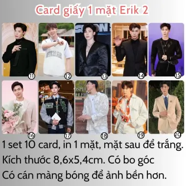 Card bo góc anh trai in yêu cầu HIEUTHUHAI, Quang Hùng, Rhyder - Giảm 19200 còn 15000 VND 54