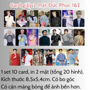 Card bo góc anh trai in yêu cầu HIEUTHUHAI, Quang Hùng, Rhyder - Giảm 19200 còn 15000 VND 58